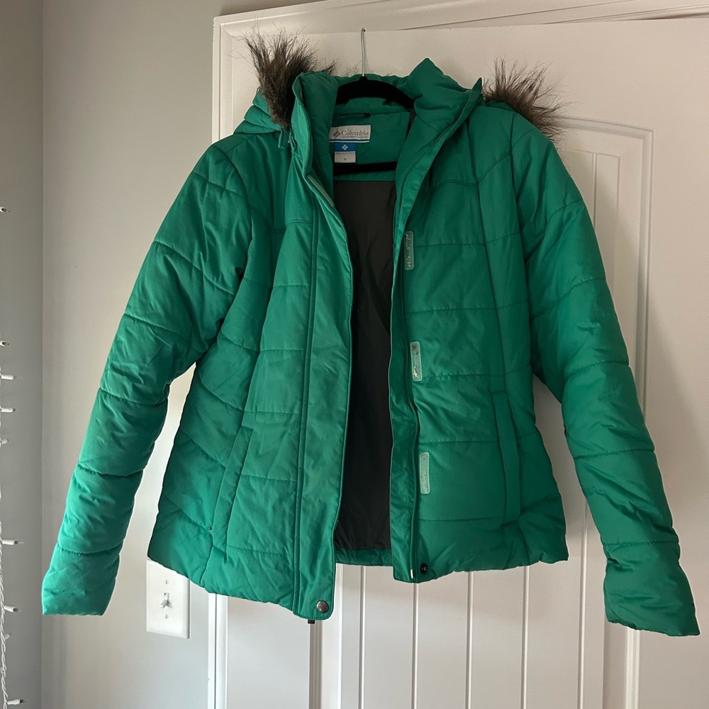 Columbia Winter Puffy Coat with Removable Hood